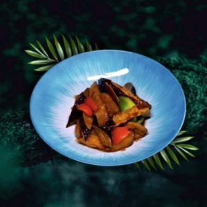 504. Баклажаны с картофелем